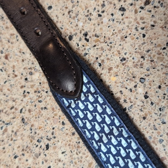 VINEYARD VINES/Boy's Classic Whale Club Canvas Belt - Picture 6 of 8